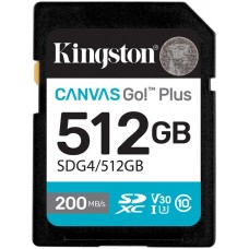 Kingston 512GB SD Canvas Go! Plus Gen 4 Class10 U3